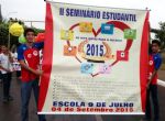 Escola Estadual 9 de Julho lança II Seminário Estudantil em desfile municipal de Água Boa