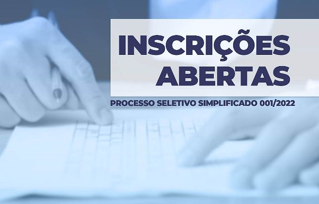 Inscrições abertas para o Processo Seletivo Simplificado 001/2022 - Prefeitura de Água Boa