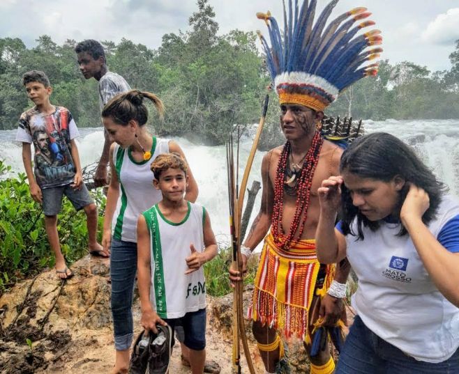 Tabaporã - Visita a uma aldeia faz alunos mudarem o conceito que tinham dos indígenas