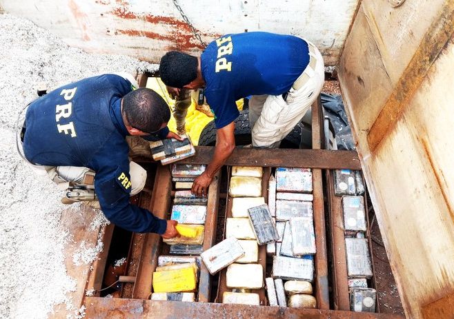 Quase 100 kg de cocaína são apreendidos pela PRF em Rondonópolis