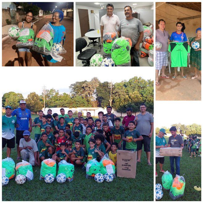 Instituto INCA realiza projeto com doação de materiais esportivos a grupos apaixonados pelo Futebol