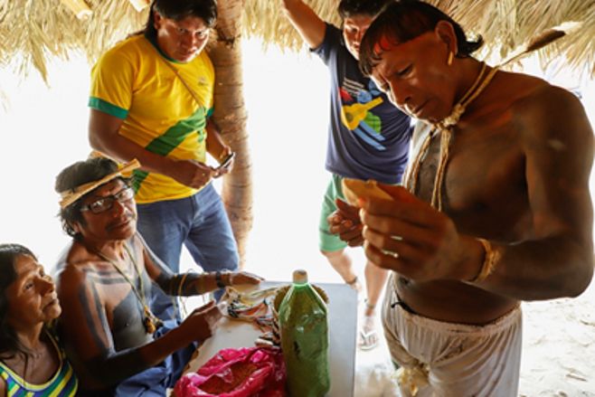 Pimentel Barbosa / Canarana (MT) -  Feira Sementes e Saberes promove saúde e segurança alimentar no território A’uwe Xavante