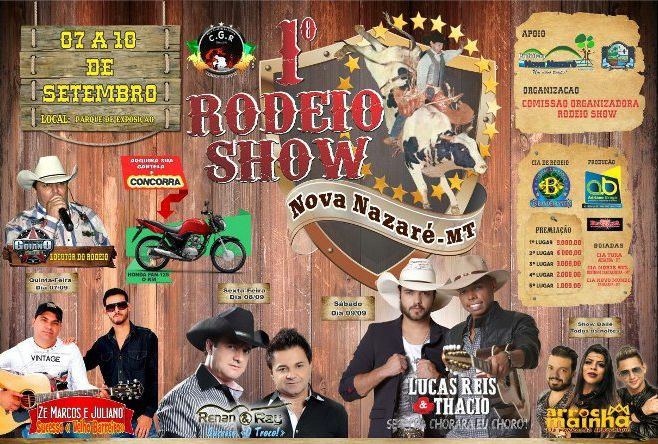Começa hoje 1º Rodeio Show em Nova Nazaré