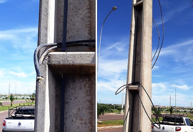 Corte criminoso de cabo de fibra óptica da Oi em Água Boa deixam usuários sem internet no Vale do Araguaia