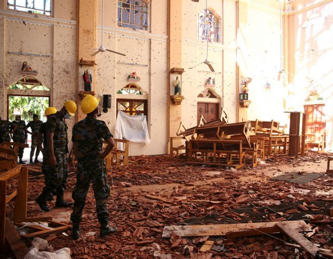 Papa condena ataques no Sri Lanka como 'atos terroristas' injustificáveis